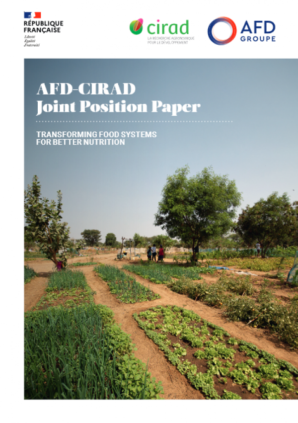 CIRAD AFD joint position paper on nutrition (cover)